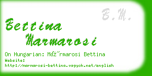 bettina marmarosi business card